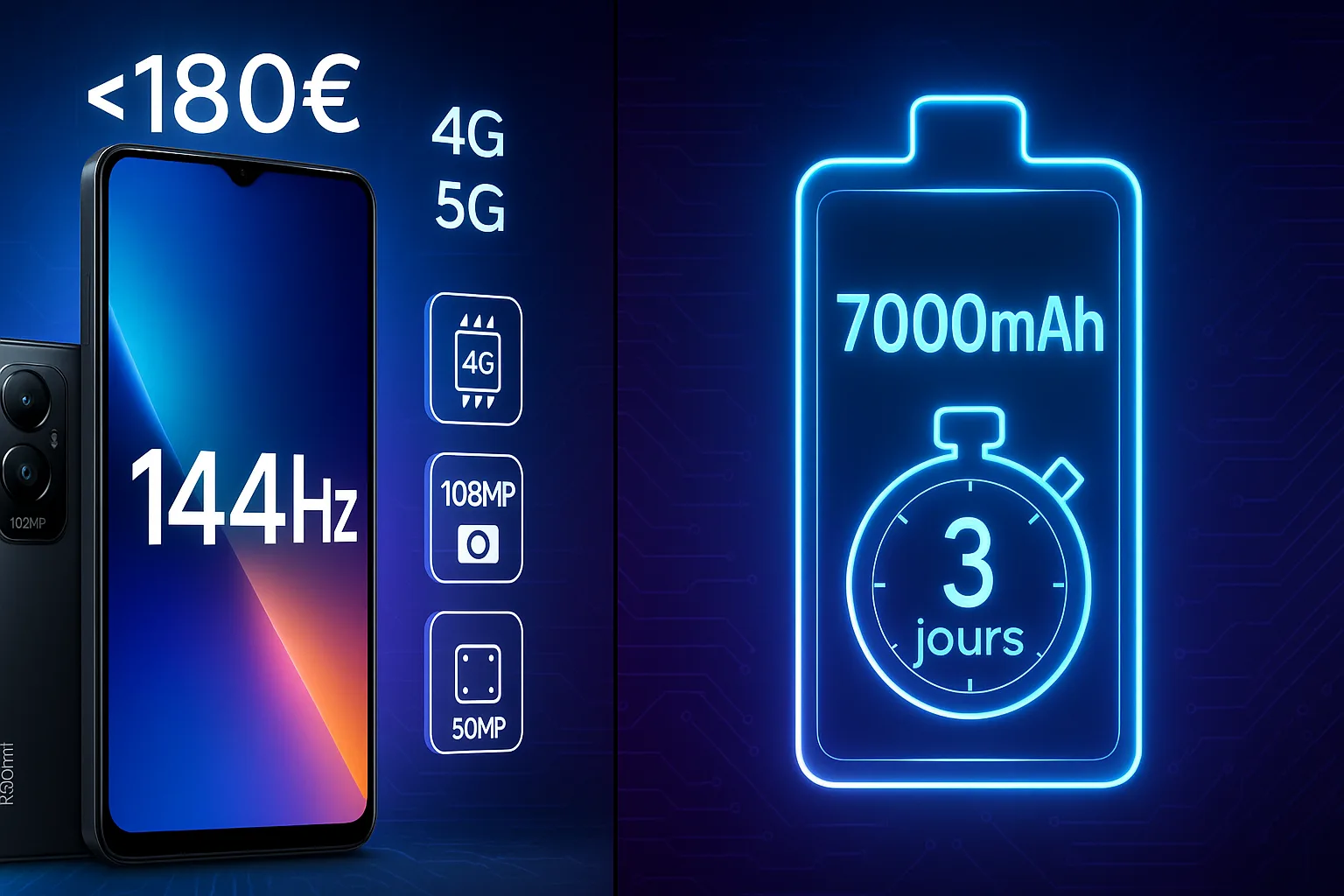 Xiaomi Redmi 15 : la batterie 7 000 mAh qui secoue l’entrée de gamme… à quel prix ?