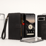 Sélection premium d'accessoires Google Pixel 10 Pro XL : coques, housses et films protecteurs disposés sur bureau moderne - Casewear 2025