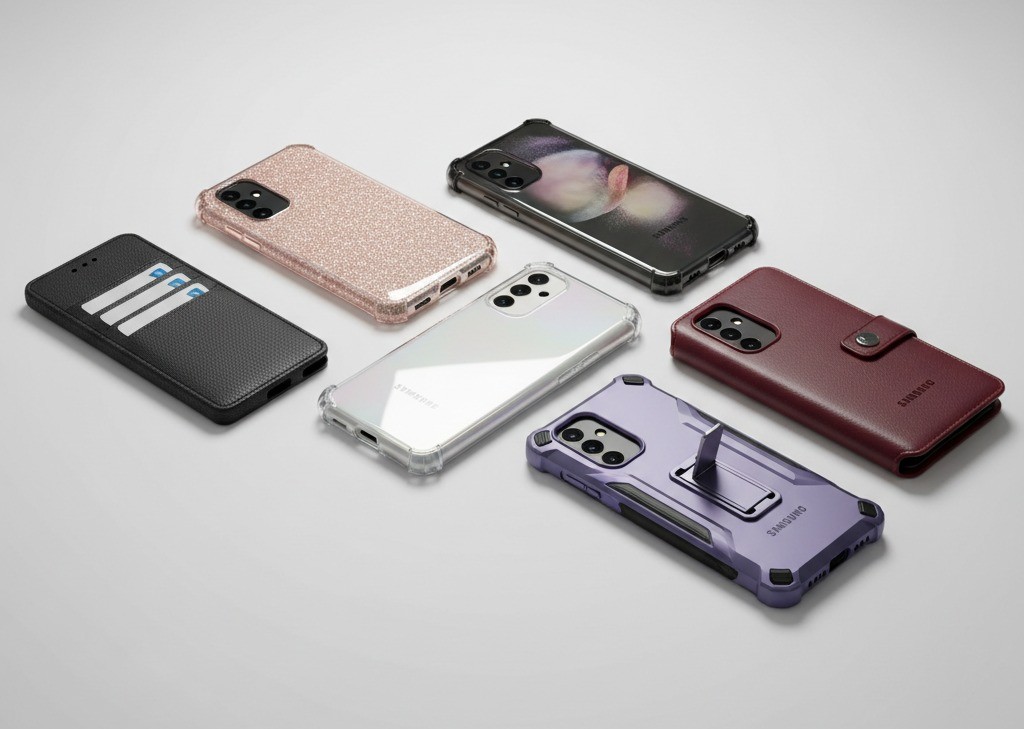 Sélection coques et housses Samsung Galaxy S25 FE 2025 - protection antichoc, portefeuille, design premium et transparente pour smartphone