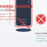 Coque smartphone incompatible charge sans fil - épaisseur excessive 4mm bloque induction Qi MagSafe - solutions alternatives