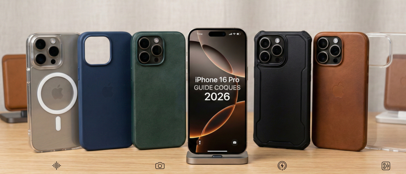 Meilleure coque iPhone 16 Pro : guide complet 2026 (MagSafe, Action Button, Camera Control)
