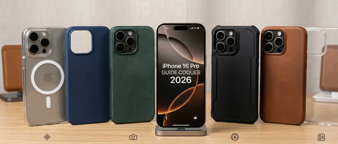 Meilleure coque iPhone 16 Pro : guide complet 2026 (MagSafe, Action Button, Camera Control)