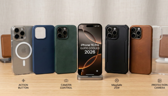 Meilleure coque iPhone 16 Pro : guide complet 2026 (MagSafe, Action Button, Camera Control)