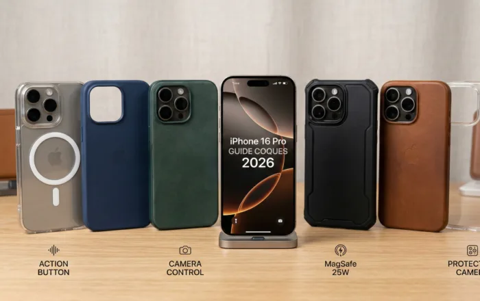 Meilleure coque iPhone 16 Pro : guide complet 2026 (MagSafe, Action Button, Camera Control)