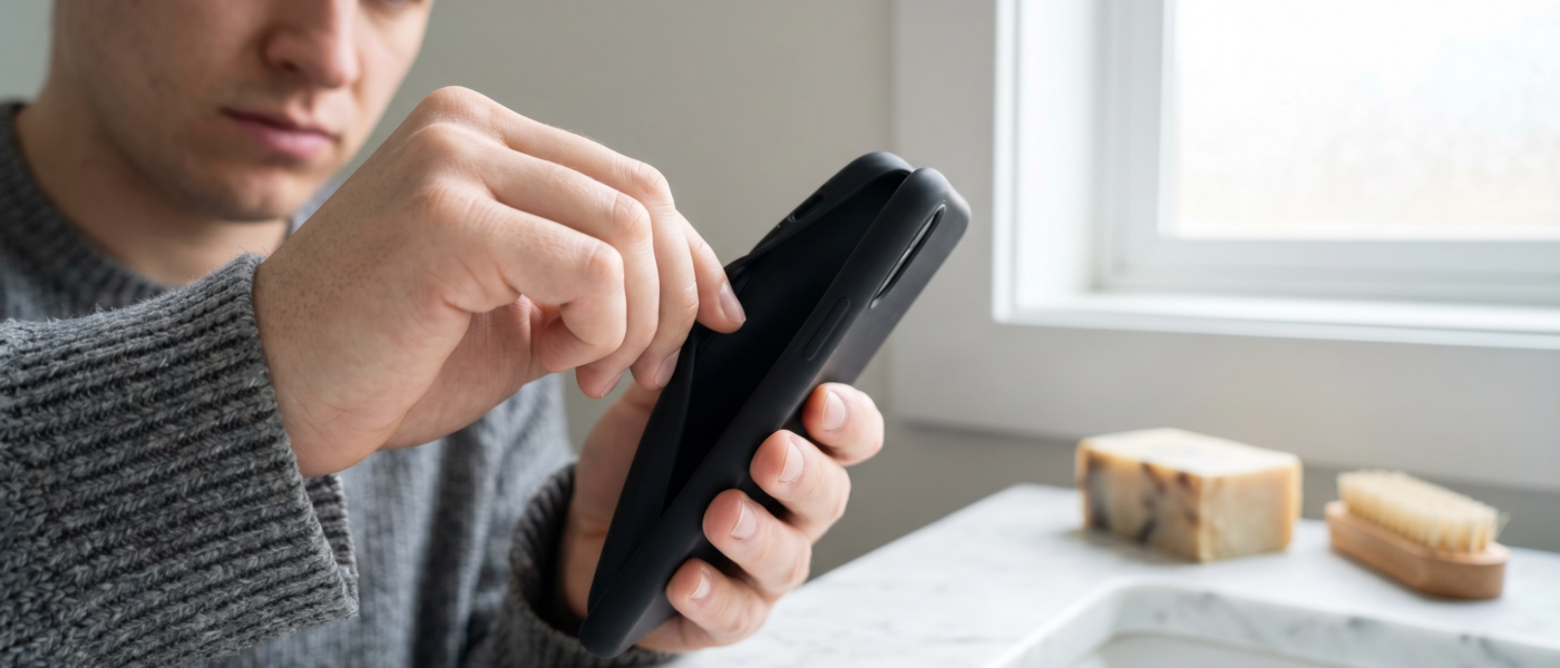 Ma coque de téléphone sent mauvais : d&rsquo;où vient l&rsquo;odeur et comment l&rsquo;éliminer