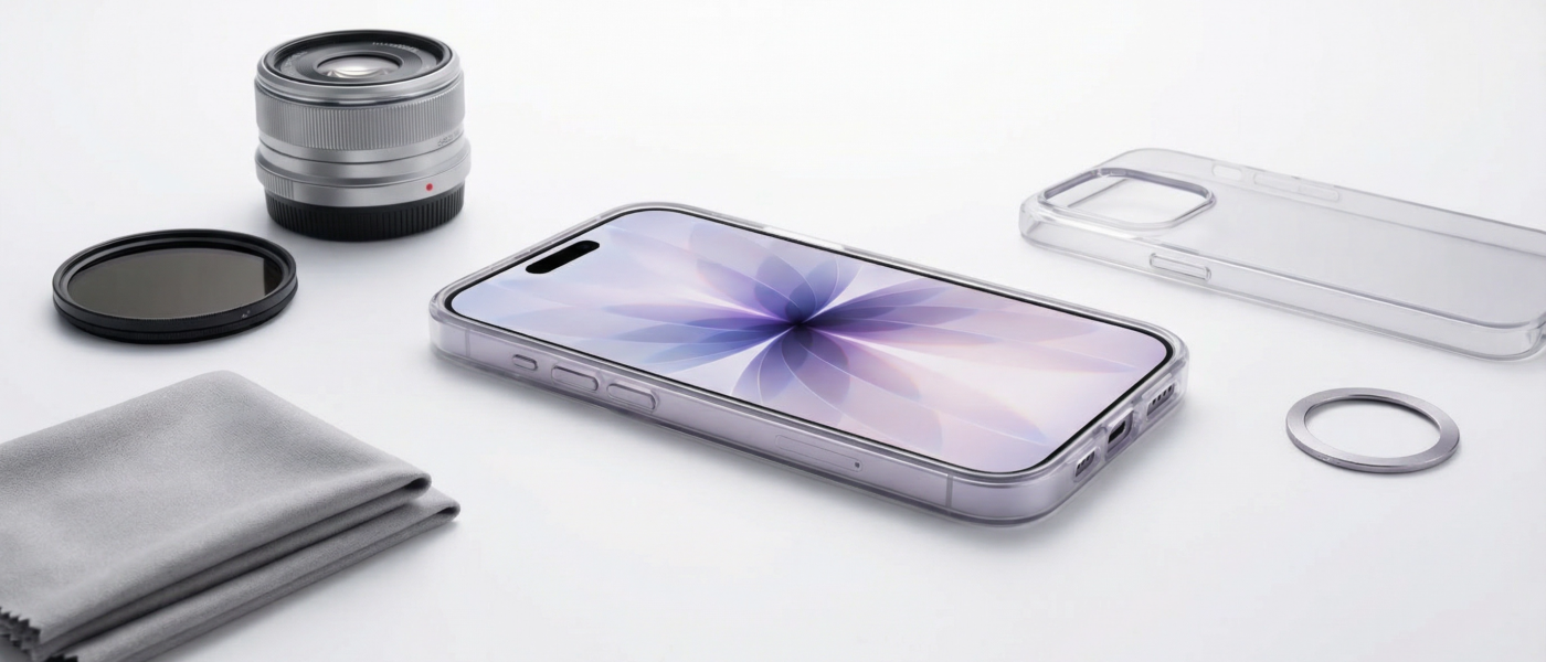 Accessoires photo iPhone 17 : guide complet 2026 (coques, grips, protections)