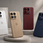 Motorola Edge 70 Pro : un haut de gamme habillé de bois, de soie et d&rsquo;acétate