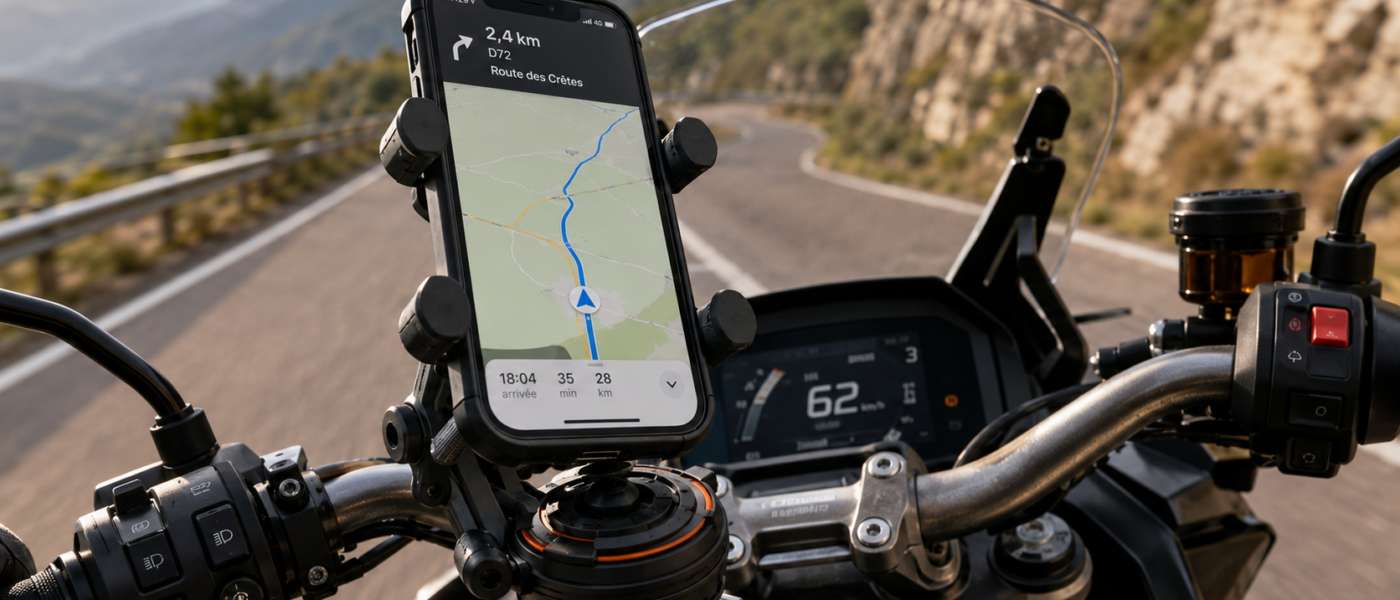 Support moto : pourquoi les vibrations détruisent la caméra de votre téléphone
