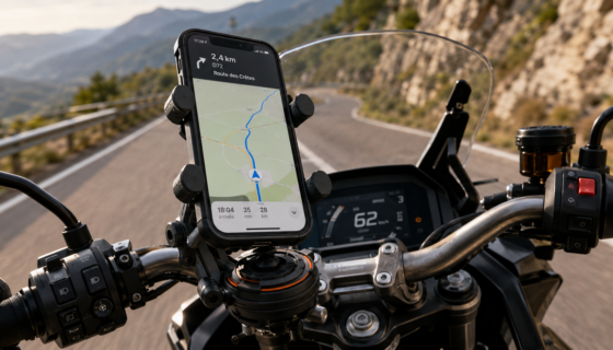 Support moto : pourquoi les vibrations détruisent la caméra de votre téléphone