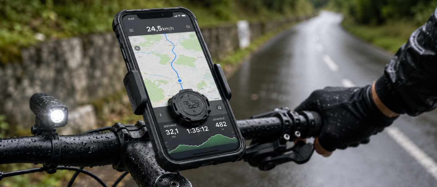 Support téléphone vélo : bien choisir sa fixation (et la coque qui va avec)