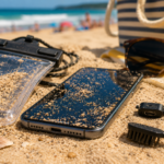 Sable et smartphone : le vrai danger de la plage (écran, port USB-C, haut-parleurs)